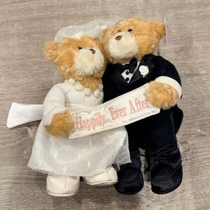 Gund Wedding Teddy Bear Couple Happily Ever After